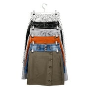 Mainstays Heavy Duty Chrome Metal 6-Tier Space Saving Pant & Skirt Hanger