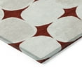 thumbnail image 4 of Addison Rugs Chantille Indoor/Outdoor Transitional Circles Burgundy Washable Rectangle Rug, 9' x 12', 4 of 6
