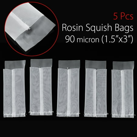 5 Pcs 90u Micron 1 5 X 3 Rosin Heat Press Filter Food Bags Nylon Screen Flap Walmart Canada