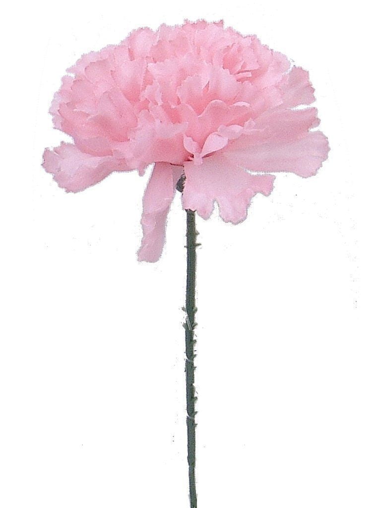 100 Artificial Pink Carnations on Pick Stems