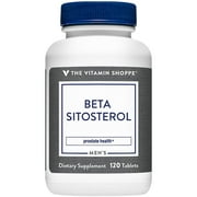 The Vitamin Shoppe Beta Sitosterol 300MG, Prostate Health, Supports Urinary Bladder Health for Men (120 Tablets)