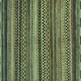 thumbnail image 1 of Ahgly Company Indoor Square Abstract Light Blue Modern Area Rugs, 7' Square, 1 of 4