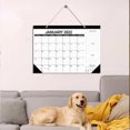 thumbnail image 4 of Calendario clásico inglés 2022, lista mensual de 18 meses, planificador de notas, calendario, decoración de pared para el hogar y la Oficina, 4 of 8