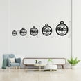 thumbnail image 4 of Peace Christmas Ornament Themed Laser Cut Solid Steel Decorative Home Accent Wall Sign Hanging, 4 of 6