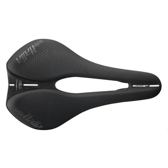 Selle Italia Novus Evo Boost TM Superflow Saddle - Black 145mm Manganese
