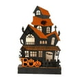thumbnail image 3 of Utilería de calabaza BLESIY para Halloween Decoración de escritorio con murciélagos, 3 of 8