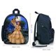thumbnail image 2 of Bella de La Bella y la Bestia Mochila Escolar para Niños y Niñas, Mochila Infantil Ligera de Alta Calidad, Grande y Duradera Azul, 2 of 6
