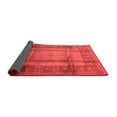 thumbnail image 2 of Ahgly Company Indoor Square Oriental Red Industrial Area Rugs, 4' Square, 2 of 4