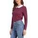 thumbnail image 4 of INSPIRAR CHIC Blusa de Manga Larga para Mujer con Cuello de Muñeca y Rayas en Contraste, Cierre Elástico en la Parte Posterior, Blusa Casual M Azul Klein, 4 of 6