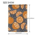 thumbnail image 3 of Pofeuu Various Oranges Print Travel Document Organizer Passport Holder Men Women for Family (6.5 in x 4.5 in),Wallet Holder Credit Card Clutch Bag Case, 3 of 5