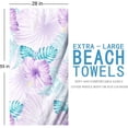 thumbnail image 5 of Microfiber Lightweight Beach Towel 28''x 55'' Thin Sand Free Towels Travel Swim Pool Yoga Gym Camping for Kids Adults Women Men Beach Essentials Accessories Vacation Gift YJ-3, 5 of 5