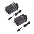 thumbnail image 4 of 2PCS 替换院子充气适配器 12V 1A,2 类电源,带 9.84 英尺延长线 套装 美规, 4 of 9