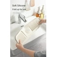 thumbnail image 5 of Faucet Mat for Kitchen Sink - Premium Silicone Sink Splash Guard & Draining Mat - Multipurpose Sink Protector and Organizer - Ideal Kitchen Accessories for Hygienic and Tidy Spaces (3,Yellow), 5 of 5
