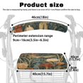 thumbnail image 6 of POLERO Vintage Dragonfly Floral Theme Rollator Walker Seat Covers Home for Elder, Easy to Clean Black Elastic Fabric Rollator Walker Seat and Backrest Covers, 6 of 10