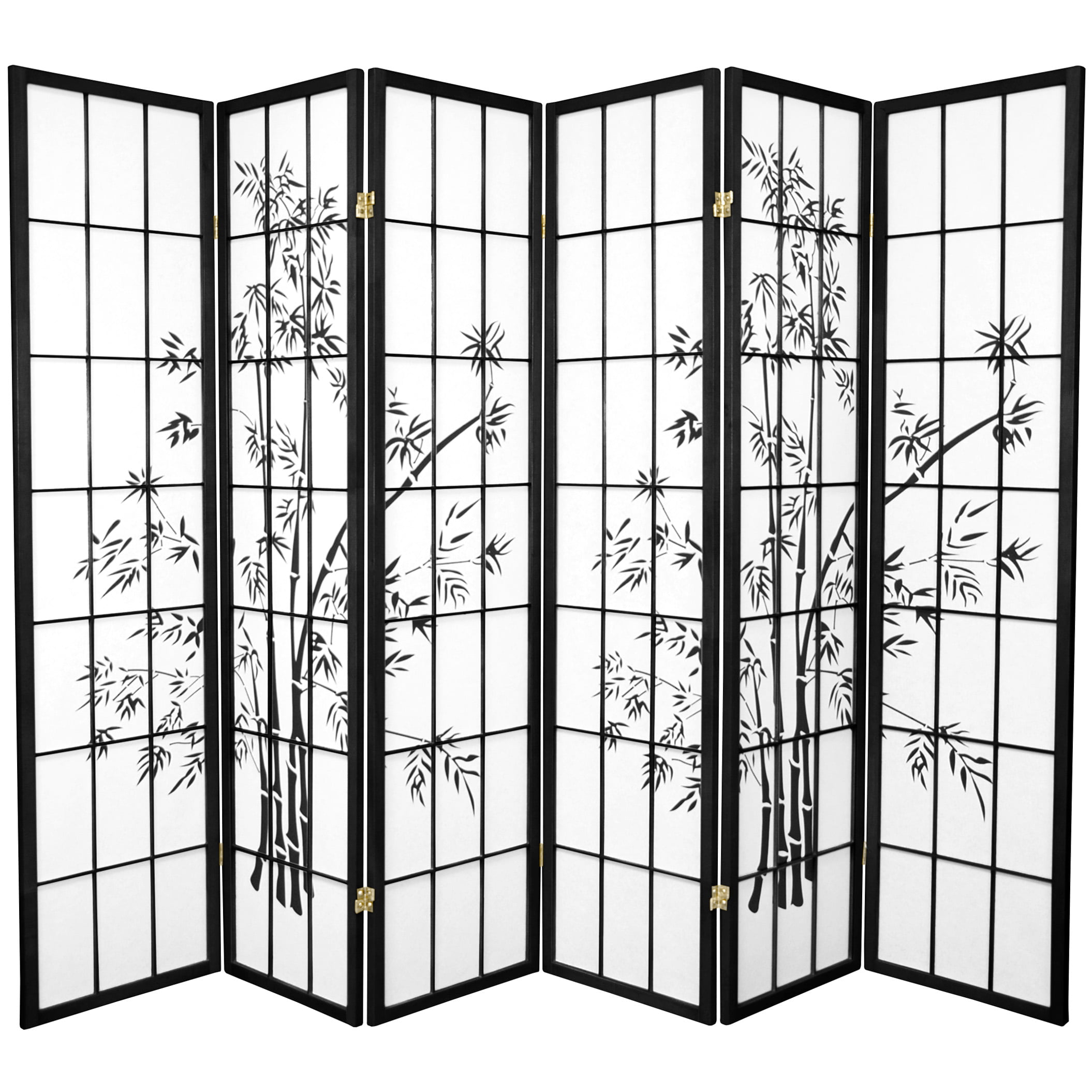 Details about   Oriental Furniture 6 ft Tall Lucky Bamboo Room Divider 