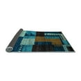 thumbnail image 2 of Ahgly Company Indoor Round Oriental Light Blue Modern Area Rugs, 5' Round, 2 of 4