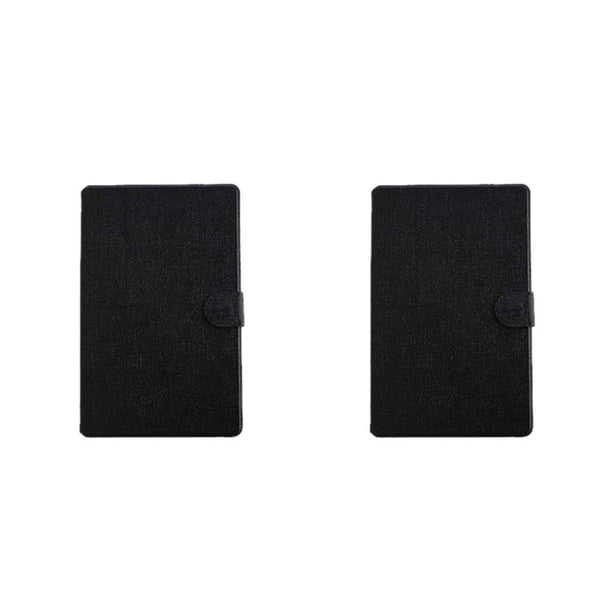 Methold Nueva lupa de pantalla de teléfono 3D de 8 pulgadas, amplificador estereoscópico, soporte de cuero plegable para escritorio, soporte Negro 8 pulgadas 2piezas