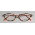 thumbnail image 2 of NEW D&A CHANTEL COCO WOMENS/LADIES DESIGNER FULL-RIM TRANSPARENT BROWN / GOLD / ROSE POPULAR STYLE CAT EYES SLEEK FRAME DEMO LENSES 49-16-135 FLEXIBLE HINGES EYEGLASSES/EYEWEAR, 2 of 9
