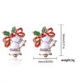 thumbnail image 3 of Pendientes de Navidad de dibujos animados de moda para mujer Pendientes de campana de Santa Wmkox8yi sjalhkljlk4516, 3 of 4