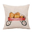 thumbnail image 1 of Halloween Series Pumpkin Pillow Linen Pillow Case Sofa Pillow Office Back Pillow, 1 of 5
