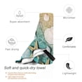 thumbnail image 3 of Kll Starfish And Seashell On The Summer Beach Microfiber Beach Towel Fast Drying,Extra Large 27.5"X55" Sand Free Beach Towel Super Lightweight Towels, 3 of 8