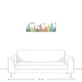 thumbnail image 3 of Creative Products Mid Century Abstract Mountains 36 x 12 Canvas Wall Art, 3 of 5