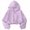 Purple, variant on Vibrex Spring And Summer Solid Color Coat Girls Short Thin Sun Protection Coat Long Sleeve Hooded Casual Top Suitable For Travel And Holidays_Purple_5 Years