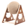 thumbnail image 1 of Toma Sisal Rope Ball Cat Toy Cat Climbing Frame Pet Toy Interactive Game Scratching Tool Wooden Shelf, 1 of 1