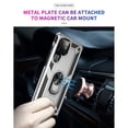 thumbnail image 4 of Compatible with Samsung Galaxy S25 Ultra Protective Case,Heavy Duty Shockproof Armor Phone Case with 360° Rotating Metal Ring Holder Kickstand Military Grade Protection Rugged Cover,Silver, 4 of 7