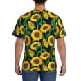 thumbnail image 2 of Rocae Sunflower 1 for Men's Moisture-Wicking Crew Tee - T-Shirt for Sports, Outdoor Activities, and Casual WearXX-Large, 2 of 9