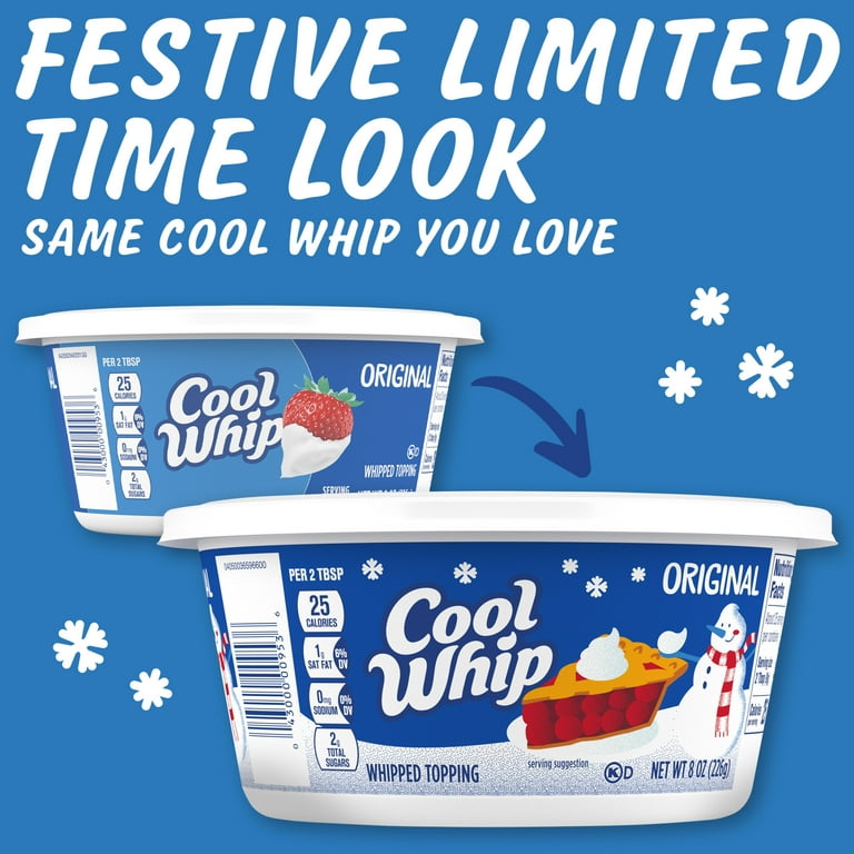 Cool Whip Original Whipped Cream Topping, 8 oz Tub
