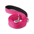 thumbnail image 3 of QJUHUNG Reflective Dog Leash Dog Training Leash Nylon Braided 6ft Heavy Duty with D for Large and Medium Dogs Comfortable for Running Training rose red, 3 of 9