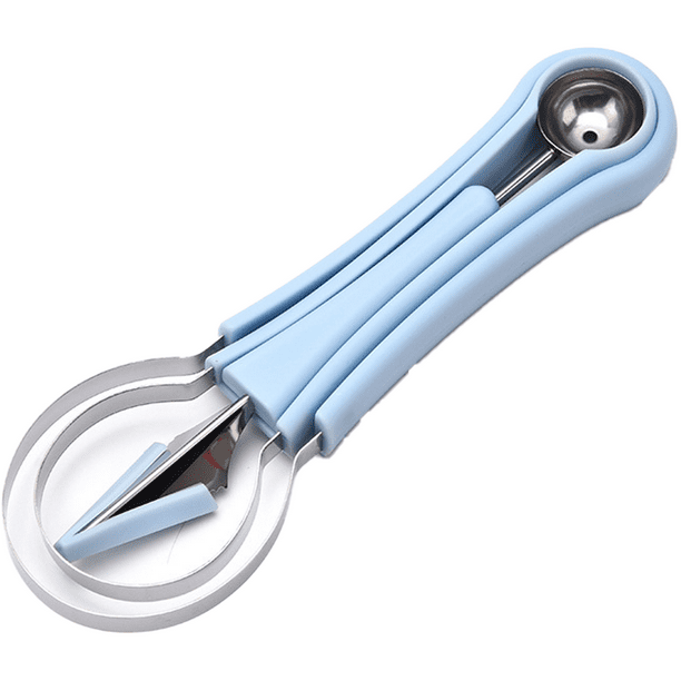 Melon Baller Scoop Set,Professional 4 In 1 Stainless Steel Watermelon