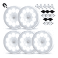 thumbnail image 1 of Luces De Emergencia Sensor De Movimiento Recargables 5 Pieza Blanco, 1 of 5