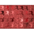 thumbnail image 1 of Ahgly Company Indoor Rectangle Abstract Red Modern Area Rugs, 5' x 7', 1 of 4