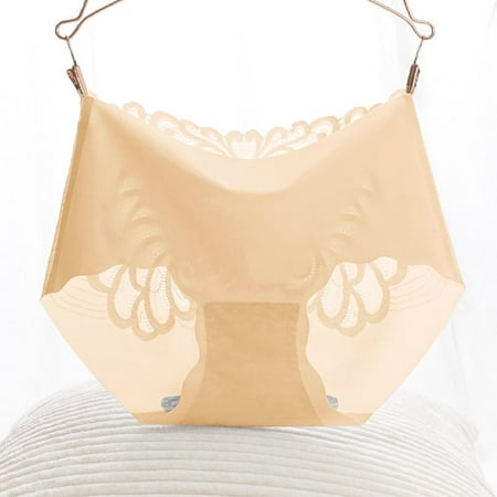 

Pxiakgy intimates for women Panties Waist Fashion Women s High Underpants Breathable Beige + M