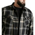 thumbnail image 3 of Duke Mens D555 Falkirk Checked Kingsize Shirt Jacket, 3 of 5