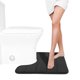 thumbnail image 1 of Alfombrilla de baño de espuma viscoelástica HuiXinOu en forma de U, suave, cómoda, de secado rápido, antideslizante, gruesa, lavable a máquina, fácil de secar., 1 of 6