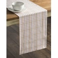 thumbnail image 5 of Maison d' Hermine Table Runner 100% Cotton Decorative Tablerunners Washable Tablerunner for Dining, Home, Wedding, Banquet, Buffet, Den Bosch - Tan (14.50 Inch x 72 Inch), 5 of 9