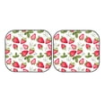 thumbnail image 5 of Lsque Strawberry1 2 PCS Windshield Sun Shade | CarFoldable Window Covers | Car Accessories Reflect UV for Universal Cars SUV Truck | Medium, 5 of 7