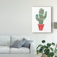 thumbnail image 3 of Trademark Fine Art 'A Very Cactus Christmas II Dark Green' Canvas Art by Jenaya Jackson, 3 of 4