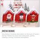 thumbnail image 4 of Inteprter Sombrero de Navidad Funda para silla Impresión de dibujos animados Sala de estar Comedor Arreglo Suministros Papá Noel Elk Muebles Funda para Kits de decoración para fiestas Papá Noel Inteprter HA069379-01, 4 of 6