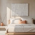 thumbnail image 2 of Modern Minimalist Canvas Wall Art, Neutral Grey Beige Abstract Block Wall Art Prints Artwork Framed Canvas Ready to Hang Art Pictures for Bathroom, Dressing Table, Entryway 12" x 8", 2 of 9