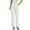 HB286 White, variant on Likimi Womens Stretch Trousers Lightweight Comfortable Elastic Waist Solid Color Long Pants With Pocket Size 2Xl Beige