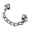 Double head single c, variant on Adjustable Length Drain Cleaning Chain Drain Cleaner Dredging Sewer Special Tool Flexible Drains Auger For Home Use