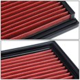 thumbnail image 3 of DNA Motoring AFPN-099-RD Audi A4 / A6 / S4 / S6 / VW Passat Reusable & Washable Replacement High Flow Drop-in Air Filter (Red) Fits select: 1998-2005 VOLKSWAGEN PASSAT, 2001-2005 AUDI ALLROAD, 3 of 5