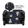 thumbnail image 4 of Lsque Panda Astronaut Printed Luggage Cover, Travel Luggage Protector,Scratch and Dirt Resistant, Fits 18-32 Inch Luggage - Medium, 4 of 9