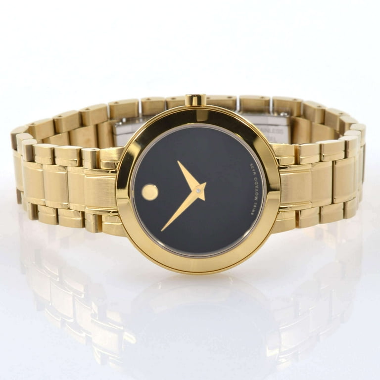 Movado 0607282 Men s Stiri Yellow Gold Bracelet Quartz Watch