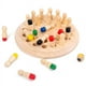 thumbnail image 3 of Palo de madera con memoria para niños, ajedrez, juegos de mesa de colores divertidos, rompecabezas, juguetes para niños | Juegos de fiesta, 3 of 5