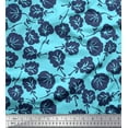 thumbnail image 1 of Soimoi Poly Georgette Fabric Artistic Floral Decor Fabric Printed Yard 42 Inch Wide, 1 of 5